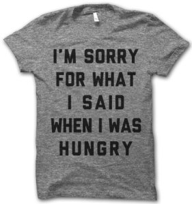 hungry shirt